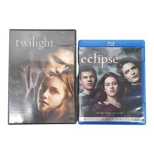 The Twilight Saga Twilight Eclipse Movies Lot Of 2 DVD Blu-Ray